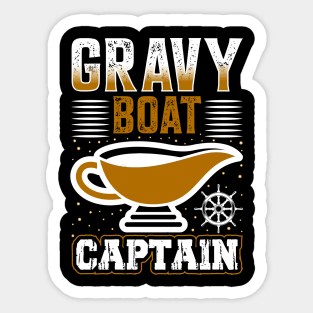 Gravy Boat Captain Sticker